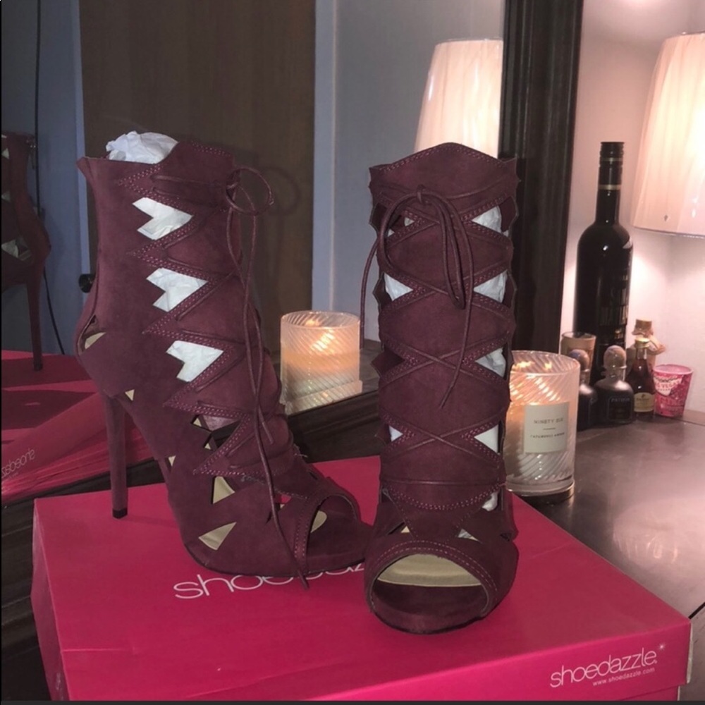 Burgundy Heels